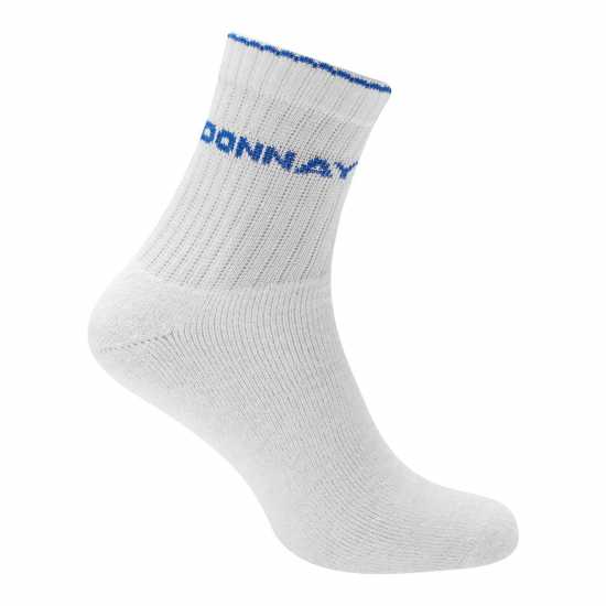 Donnay Ниски Чорапи 10 Pack Quarter Socks Plus Size Mens Bright Asst Мъжки чорапи