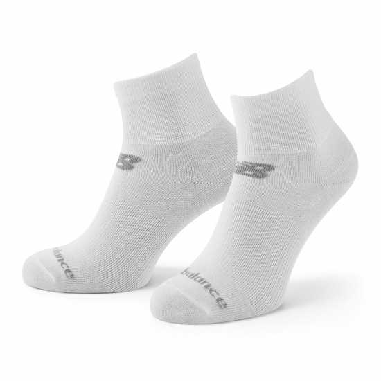 New Balance Ankle Socks 10 Pack White New Balance Ankle Socks 10 Pack White