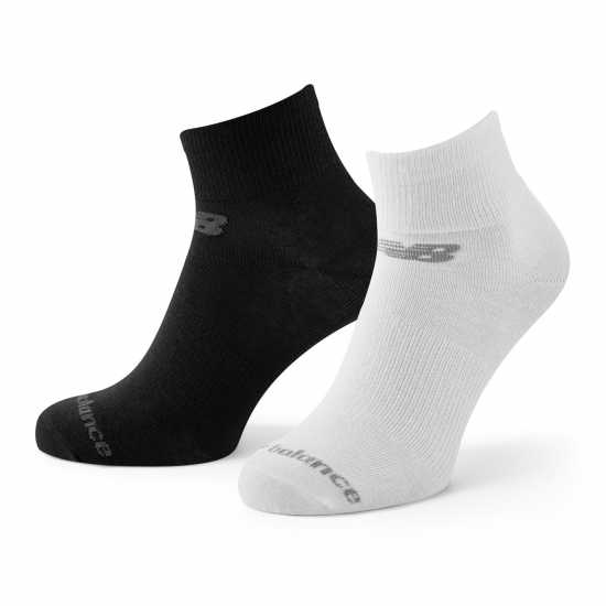 New Balance Nb Ankle Socks 10 Pack Бяло/Черно 
