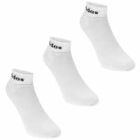 Adidas 3 Чифта Чорапи Essentials Ankle 3 Pack Socks White/Black Детски чорапи
