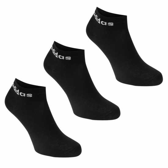 Adidas 3 Чифта Чорапи Essentials Ankle 3 Pack Socks Black/White Детски чорапи