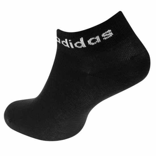 Adidas 3 Чифта Чорапи Essentials Ankle 3 Pack Socks Black/White Детски чорапи