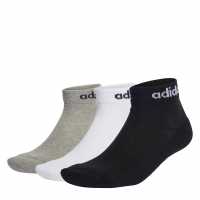 Дамски чорапи Adidas Linear Ankle Cushioned Socks 3 Pairs Adidas Linear Ankle Cushioned Socks 3 Pairs Дамски чорапи