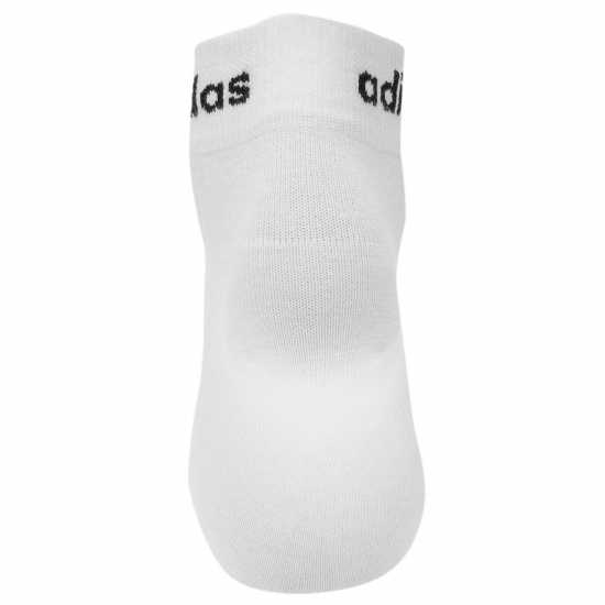 Adidas 3 Чифта Чорапи Essentials Ankle 3 Pack Socks White/Black Мъжки чорапи