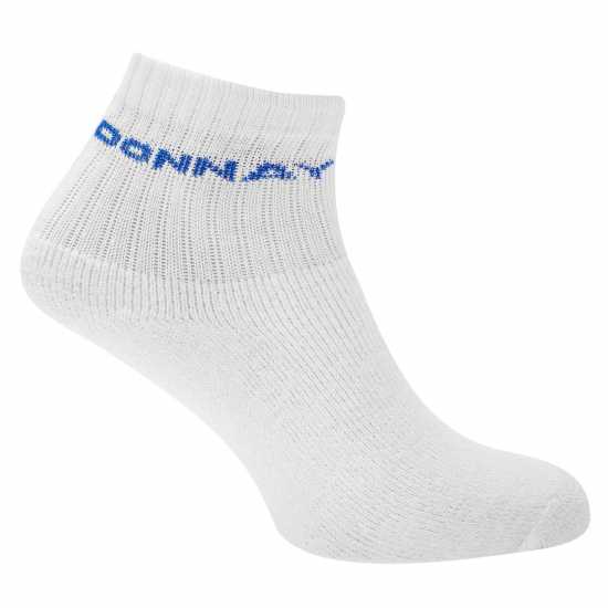 Donnay Детски Чорапи До Глезена 10 Pack Quarter Socks Junior White Детски чорапи