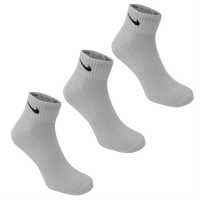 Nike 3Бр. Три Четвърти Чорапи Three Pack Quarter Socks Mens  Мъжки чорапи