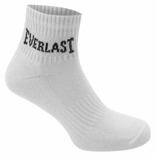 Everlast 3/4 Чорапи 3Бр. Quarter Sock 3 Pack Mens White Мъжки чорапи