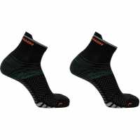 Salomon Мъжки Чорапи За Бягане Predict Quarter 2 Pack Running Socks Mens  