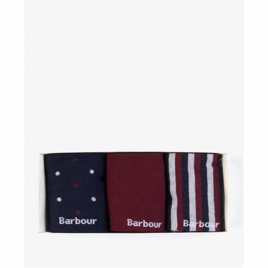 Barbour Dot Stripe Sock Gift Set  
