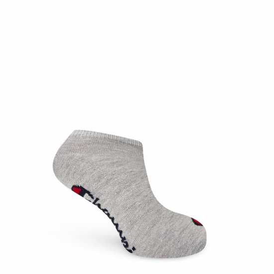 Champion 3 Pack Of Trainer Socks Mens Grey Мъжки чорапи