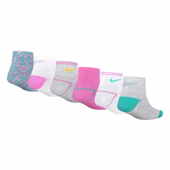 Nike Jtc 6Pk Quarter Sock Infants  Детски чорапи