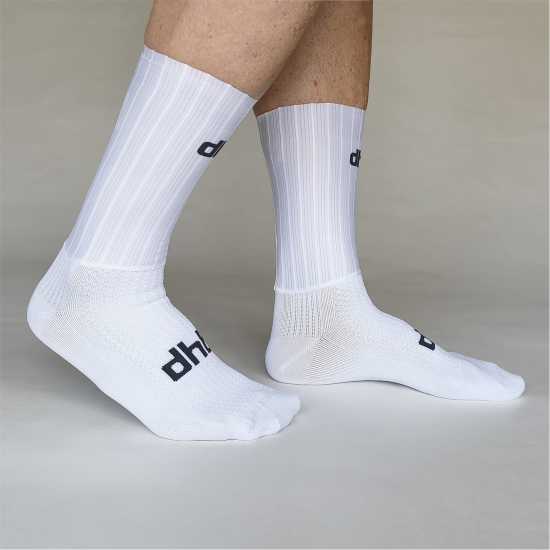 Dhb Dhb Aero Socks 63 White 