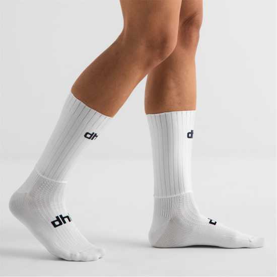Dhb Dhb Aero Socks 63 White 