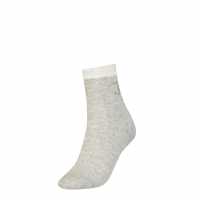 Дамски чорапи Calvin Klein Logo Sock Сиво Calvin Klein Logo Sock Сиво Дамски чорапи