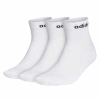 Adidas Half Cushioned Ankle Socks 3 Pack Womens White Дамски чорапи