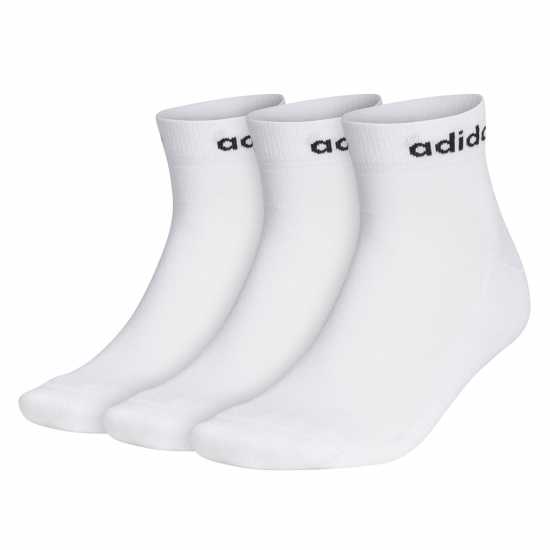 Adidas Half Cushioned Ankle Socks 3 Pack Womens  