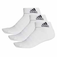 Adidas Ankle Socks 3 Pack White Мъжки чорапи