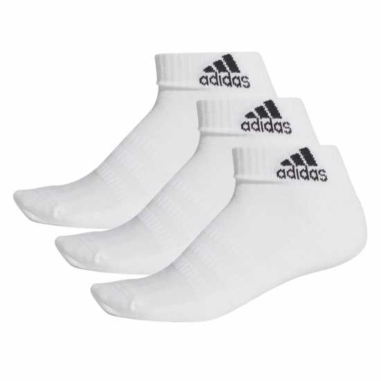 Adidas Cushioned Sportswear Ankle Socks 3 Pairs Бяло Мъжки чорапи