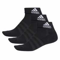 Adidas Ankle Socks 3 Pack Black Мъжки чорапи