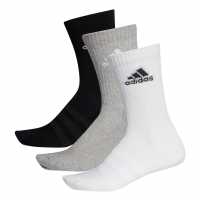 Adidas Cushioned Crew Socks 3 Pack MegGreyHtr Мъжки чорапи