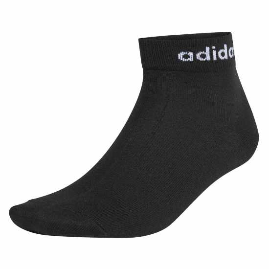 Adidas 3 Pack Ankle Socks Juniors