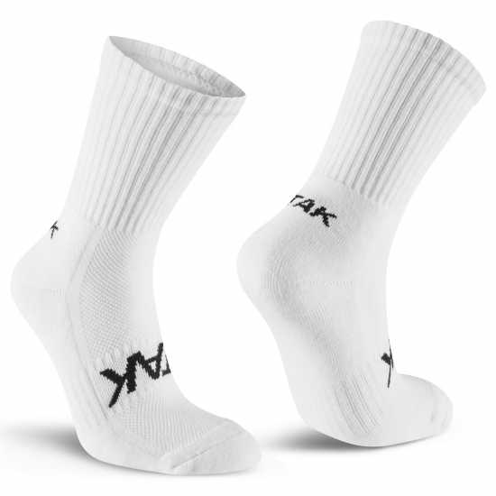 Atak Sports Atak Mid Socks Junior White Atak Sports Atak Mid Socks Junior White