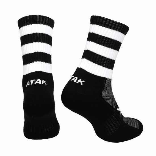 Детски чорапи Atak Sports Gaa Mid Socks Junior Black/White Atak Sports Gaa Mid Socks Junior Black/White Детски чорапи