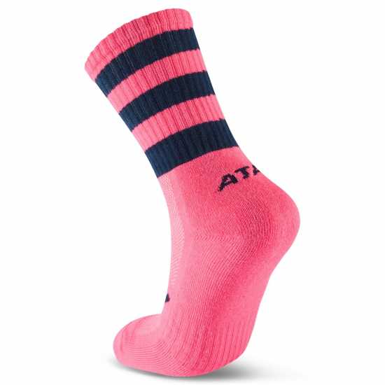Atak Sports Atak Mid Socks Junior Pink/Navy 