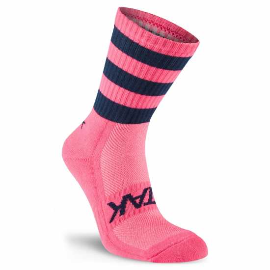 Atak Sports Atak Mid Socks Junior Pink/Navy 