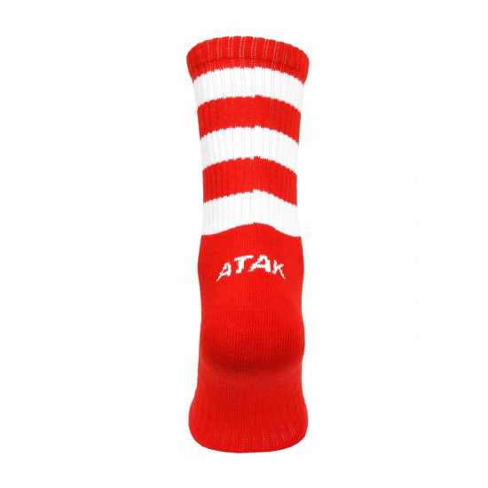 Детски чорапи Atak Sports Gaa Mid Socks Junior Red/White Atak Sports Gaa Mid Socks Junior Red/White Детски чорапи