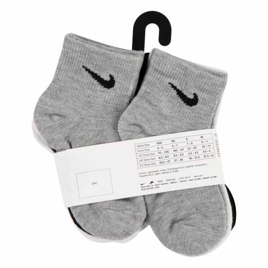 Nike 6 Pack Of Trainer Socks Infants Смесено Детски чорапи