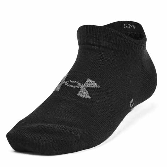 Under Armour Essential 6-Pack No-Show Socks Juniors Black/Grey Детски чорапи