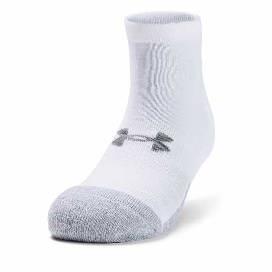 Under Armour Low Cut Socks 3 Pack White - Мъжки чорапи