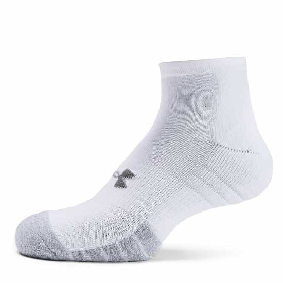 Under Armour Low Cut Socks 3 Pack White Мъжки чорапи
