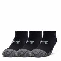 Under Armour Heatgear No Show Socks 3 Pack Black Мъжки чорапи