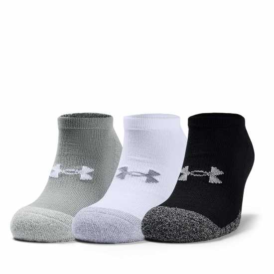 Under Armour Armour Ua Performance Tech 3-Pack No Show Socks Unisex Черно/Сиво/Бяло Мъжки чорапи