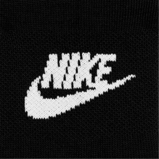 Мъжки чорапи Nike Sportswear Everyday Essential No-Show Socks 3 Pairs Черно/Бяло Nike Sportswear Everyday Essential No-Show Socks 3 Pairs Черно/Бяло Мъжки чорапи