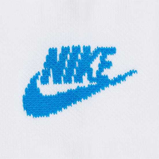 Nike Sportswear Everyday Essential No-Show Socks 3 Pairs Бял/Многоцветно Мъжки чорапи
