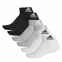 Adidas 6Pk Sock Sn99 Gry/Wht/Blk Мъжки чорапи