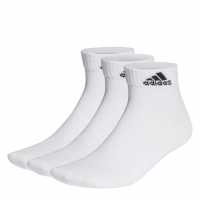 Adidas Thin And Light Ankle Socks 3 Pairs White/Black 