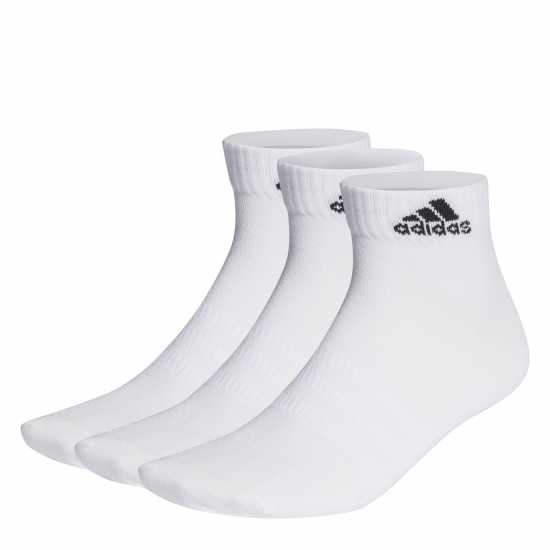 Мъжки чорапи Adidas Thin And Light Ankle Socks 3 Pairs Бяло/Черно Adidas Thin And Light Ankle Socks 3 Pairs Бяло/Черно Мъжки чорапи