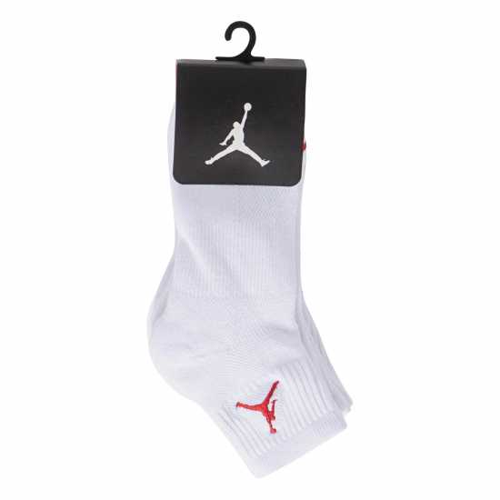 Air Jordan Jumpman Quarter Sock Childs White Детски чорапи