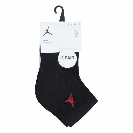Детски чорапи Air Jordan Jumpman Quarter Sock Junior Air Jordan Jumpman Quarter Sock Junior Детски чорапи
