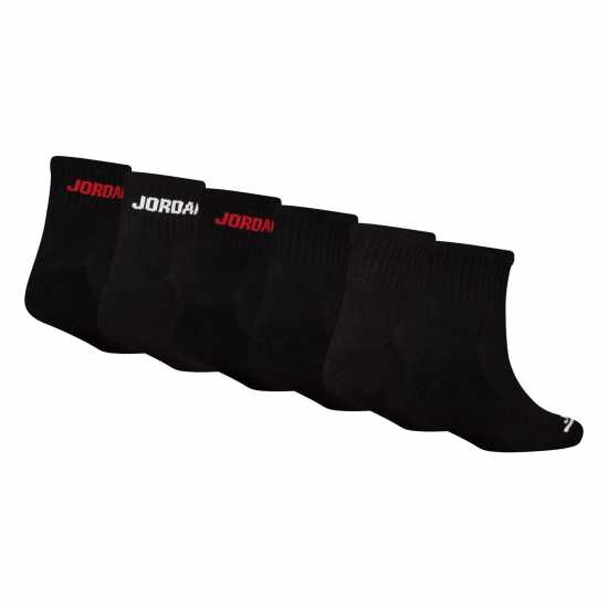 Детски чорапи Air Jordan 6Pk Ankle Sock Juniors Air Jordan 6Pk Ankle Sock Juniors Детски чорапи