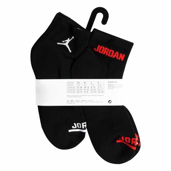 Детски чорапи Air Jordan 6Pk Ankle Sock Juniors Air Jordan 6Pk Ankle Sock Juniors Детски чорапи