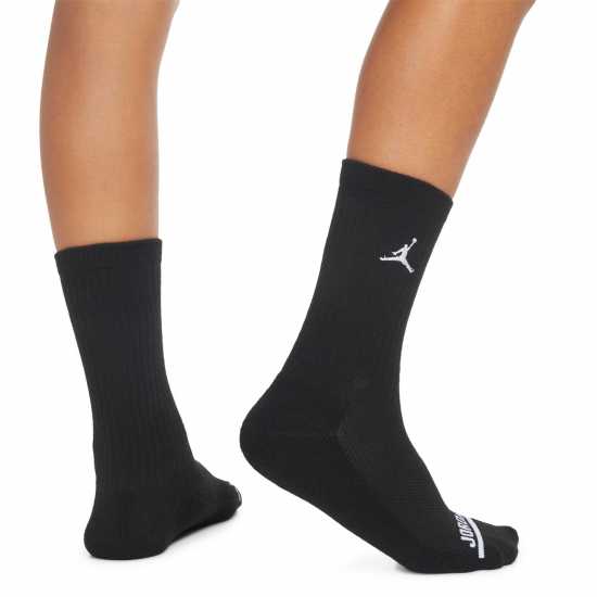 Детски чорапи Air Jordan Legend Crew 6Pk Sock Juniors Черно Air Jordan Legend Crew 6Pk Sock Juniors Черно Детски чорапи