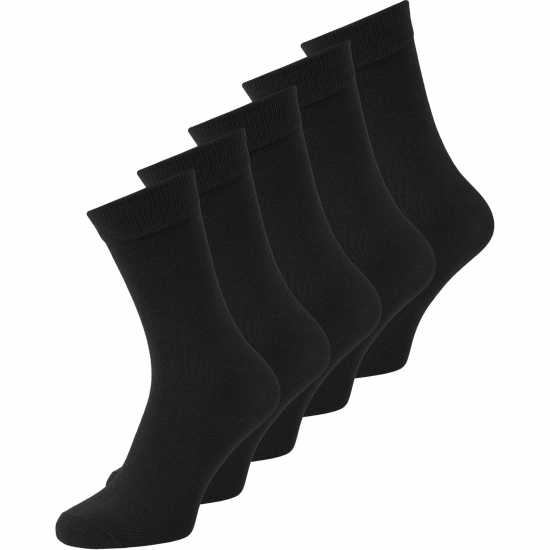 Jack And Jones 5 Pack Black Socks Juniors  Детски чорапи