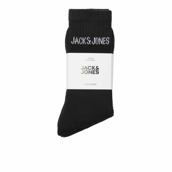 Jack And Jones Regen 5-Pack Socks Childens Черно Детски чорапи