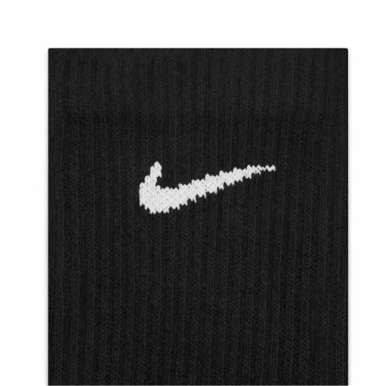 Nike Everyday Lightweight Training No-Show Socks (6 Pairs) Black/White Мъжки чорапи