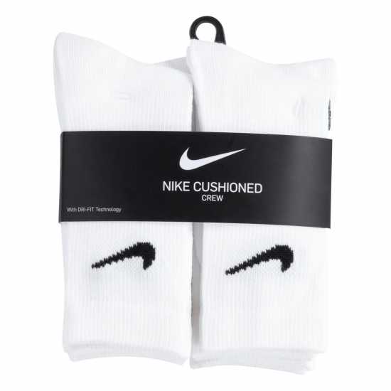 Nike 6 Pack Of Crew Socks Infants Бяло Детски чорапи